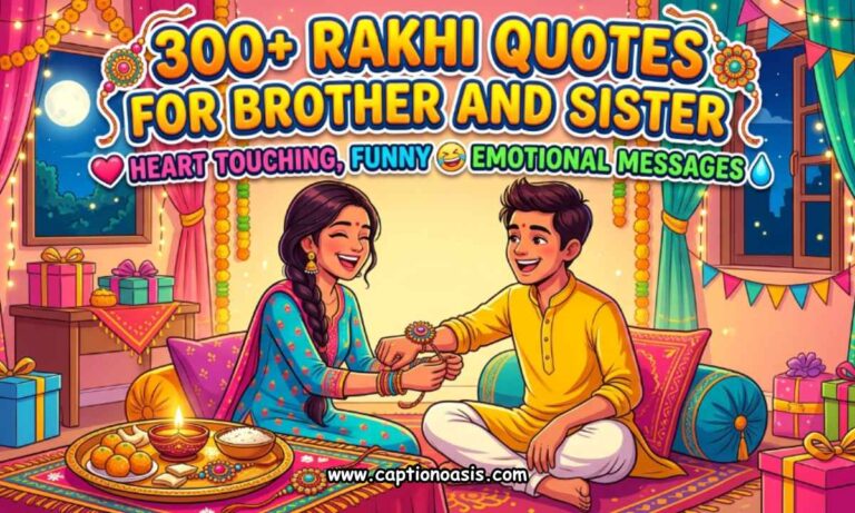 300+ Rakhi Quotes for Brother and Sister - Heart Touching, Funny & Emotional Messages