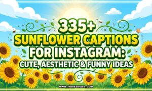 335+ Sunflower Captions for Instagram - Cute, Aesthetic & Funny Ideas