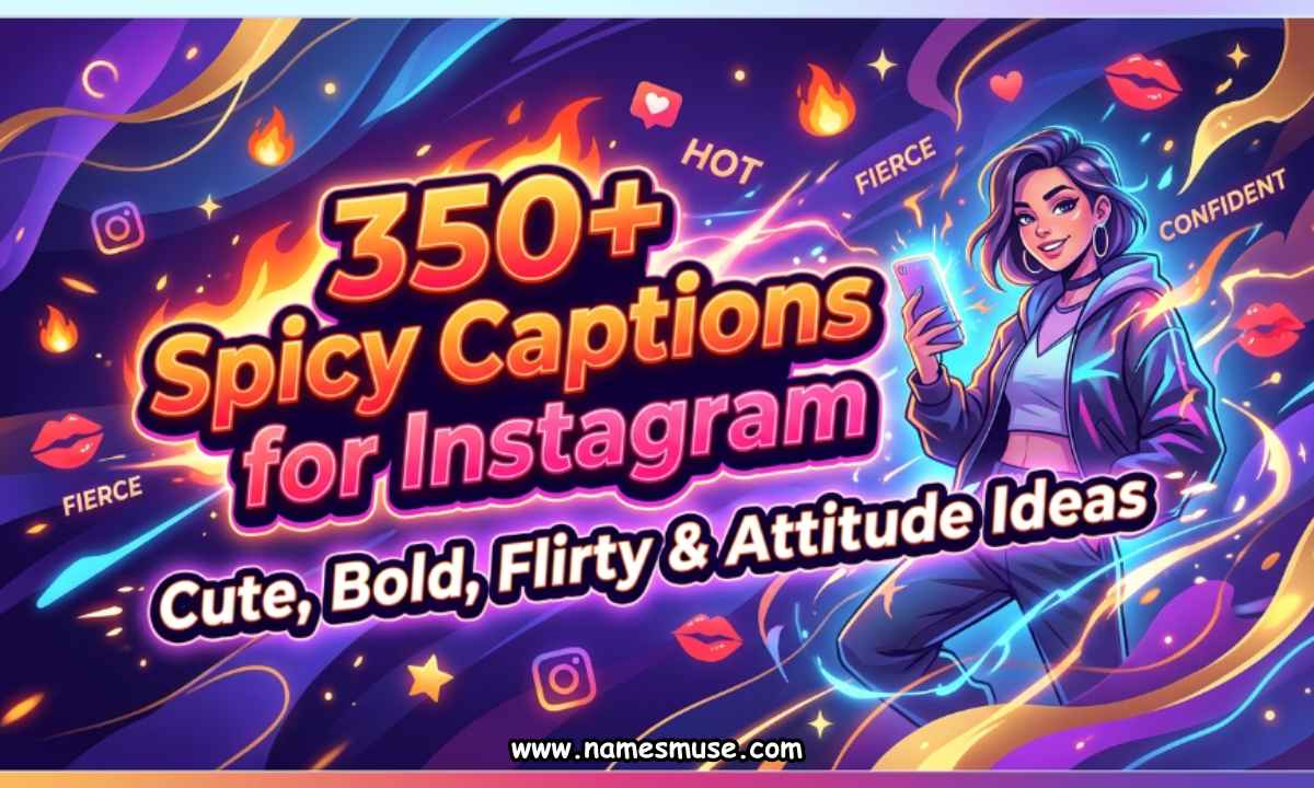 350+ Spicy Captions for Instagram - Cute, Bold, Flirty & Attitude Ideas