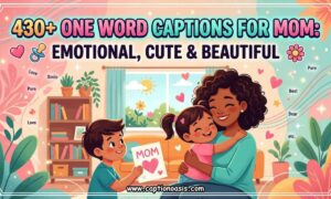 430+ One Word Captions for Mom - Emotional, Cute & Beautiful