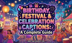 Birthday, Festival & Celebration Captions - A Complete Guide