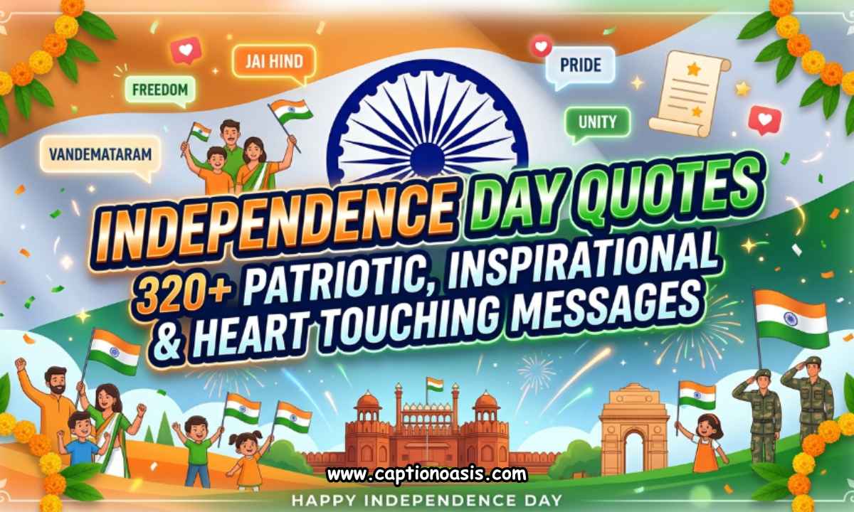 Independence Day Quotes - 320+ Patriotic, Inspirational & Heart Touching Messages