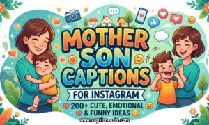 Mother Son Captions for Instagram - 200+ Cute, Emotional & Funny Ideas