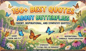 150+ Best Quotes About Butterflies (Short, Inspirational, and Sympathy Quotes)