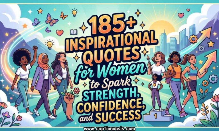 185+ Inspirational Quotes for Women to Spark Strength, Confidence, and Success