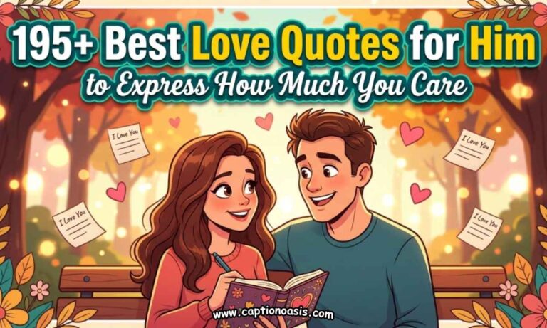 195+ Best Love Quotes for Him to Express How Much You Care