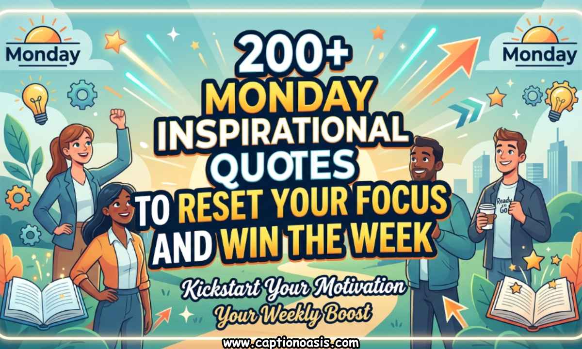200+ Monday Inspirational Quotes to Reset Your Focus and Win the Week