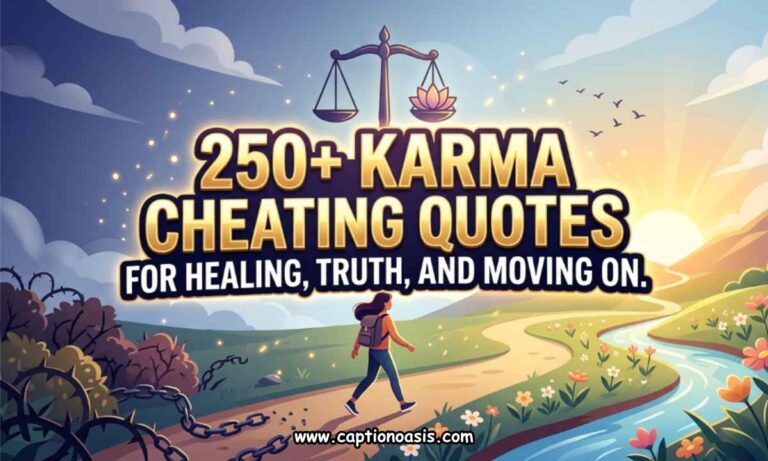 250+ Karma Cheating Quotes for Healing, Truth, and Moving On