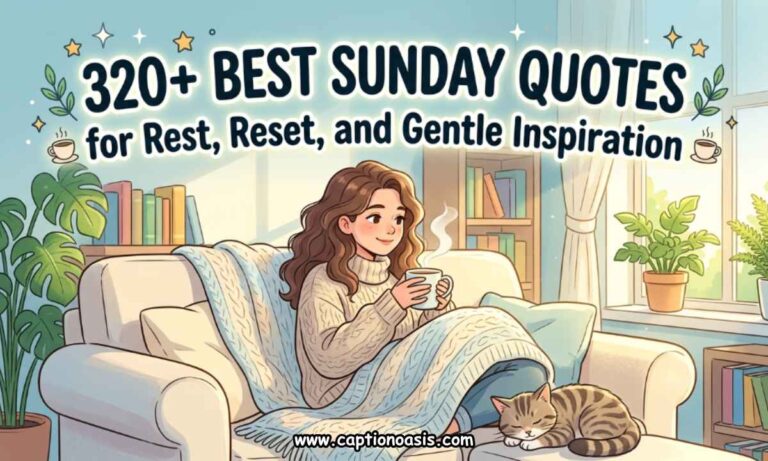 320+ Best Sunday Quotes for Rest, Reset, and Gentle Inspiration
