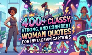 400+ Classy, Strong, and Confident Woman Quotes for Instagram Captions