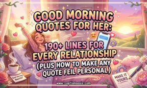 Good Morning Quotes for Her -190+ Lines for Every Relationship (Plus How to Make Any Quote Feel Personal)