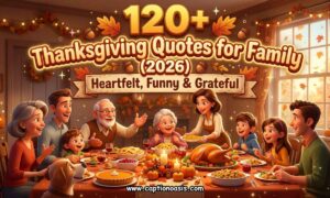 120+ Thanksgiving Quotes for Family (2026) - Heartfelt, Funny & Grateful