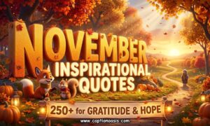 November Inspirational Quotes - 250+ for Gratitude and Hope